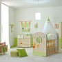 desain kamar bayi winnie the pooh warna hijau pastel