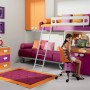 Dekorasi Kamar Anak Perempuan Nuansa Warna Ungu Orange