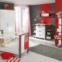 kamar bayi nuansa warna merah