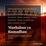 Ucapan Manis Menyambut Ramadhan