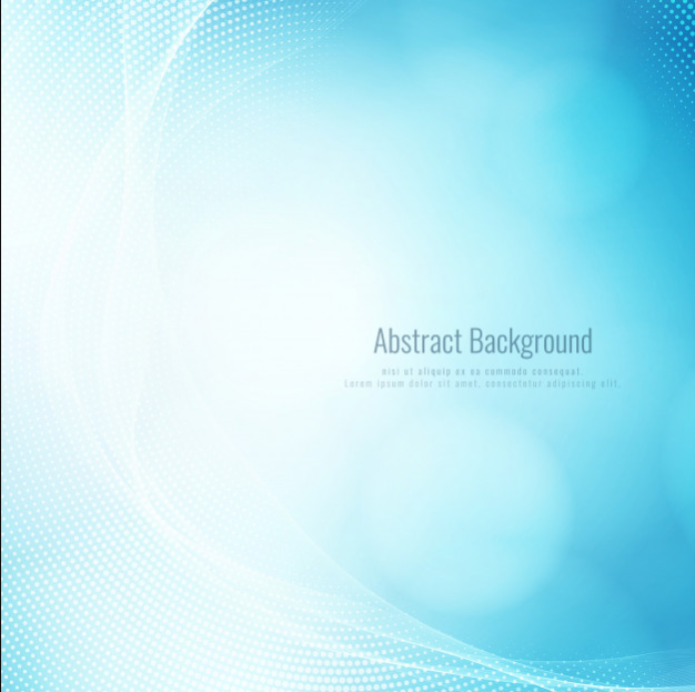 Abstract stylish blue wave modern background Free Vector