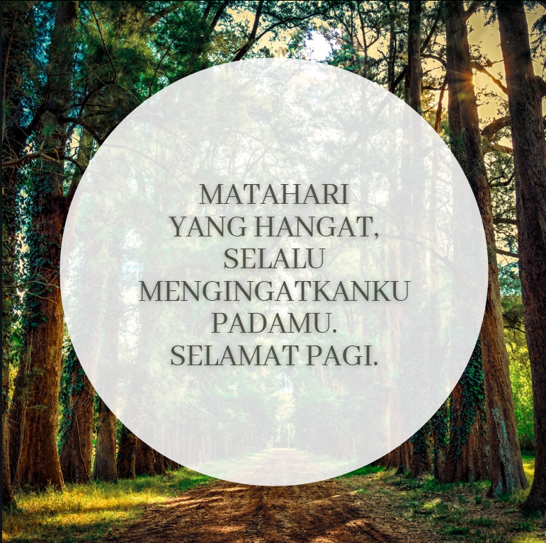 Ucapan Selamat Pagi