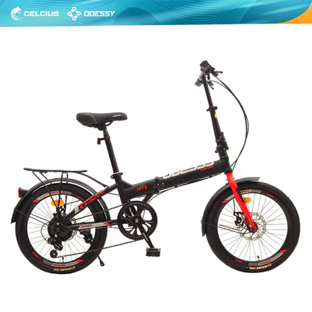 Jual Sepeda Lipat Odessy Ritz Warna Merah di Cempaka Putih